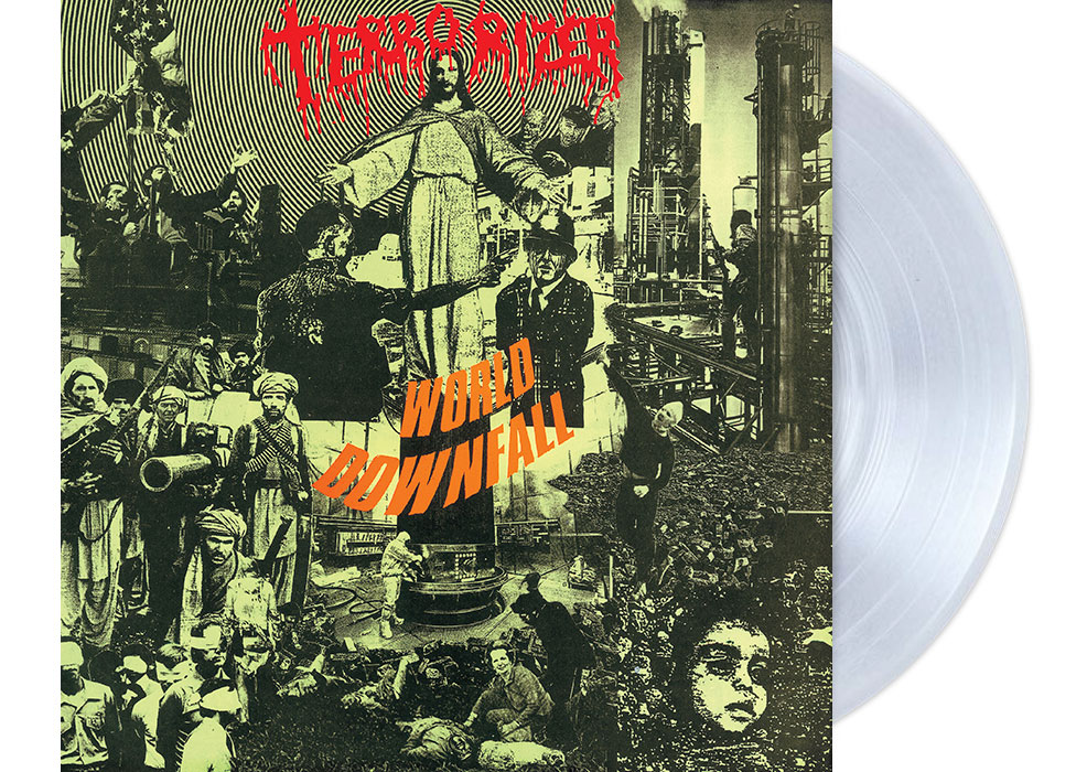 vinyl_terrorizer_clear TERRORIZER - World Downfall 12" LP - CLEAR