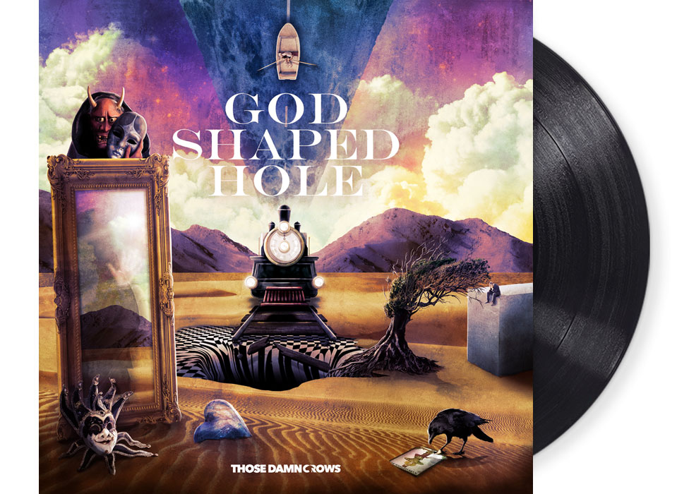 THOSE DAMN CROWS - God Shaped Hole 12" LP - BLACK THOSE DAMN CROWS - God Shaped Hole 12" LP - BLACK
