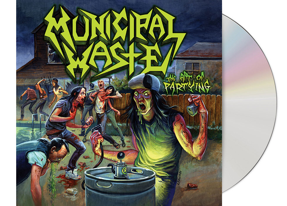 MUNICIPAL WASTE - The Art Of Partying CD MUNICIPAL WASTE - The Art Of Partying CD