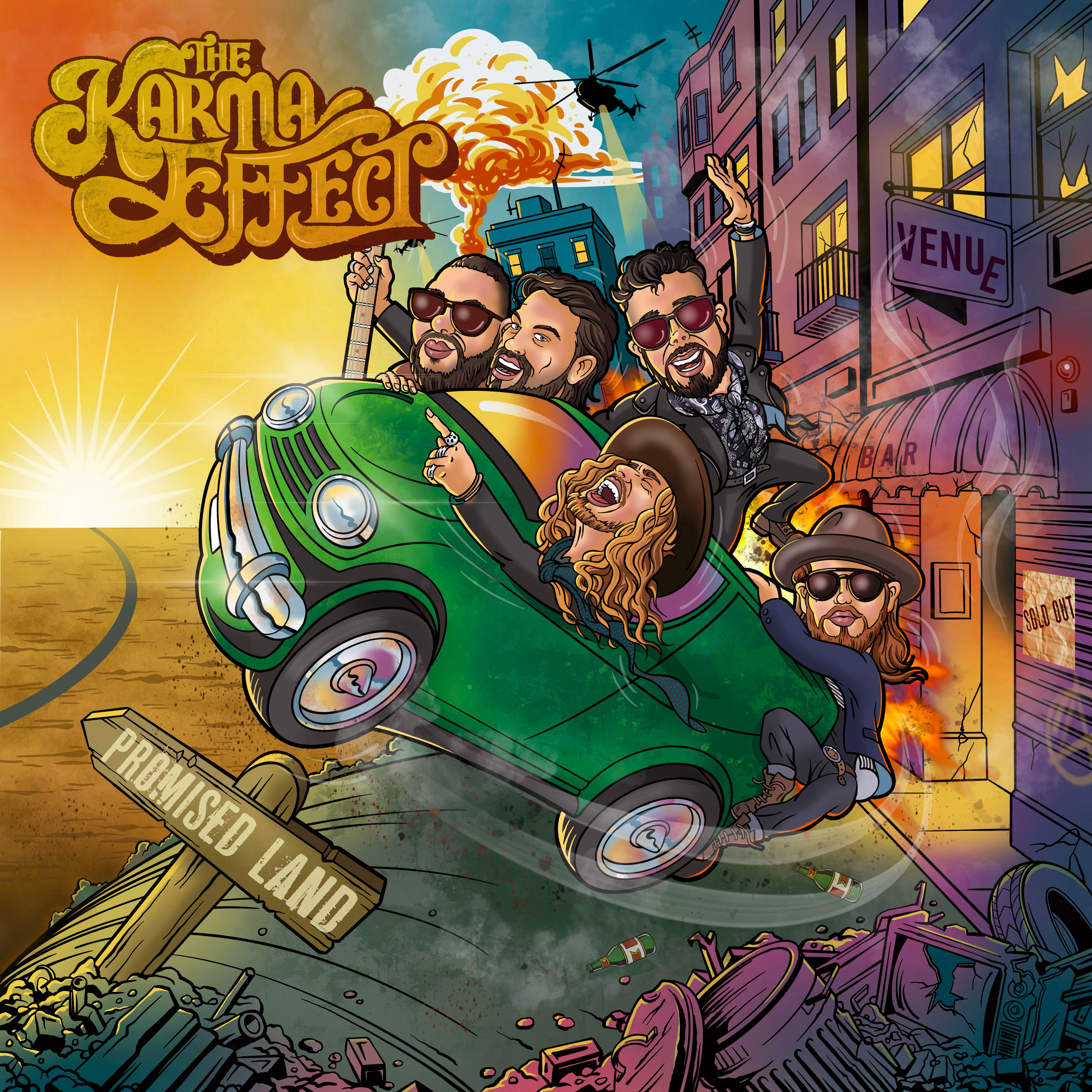 KARMA EFFECT, THE - Promised Land 12" LP - BLACK KARMA EFFECT, THE - Promised Land 12" LP - BLACK