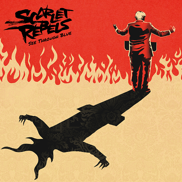 SCARLET REBELS - See Through Blue 12" LP - BLACK SCARLET REBELS - See Through Blue 12" LP - BLACK