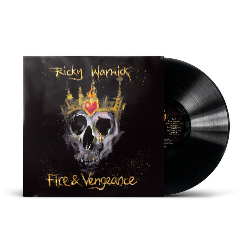 WARWICK, RICKY - Fire & Vengance 12" LP - BLACK