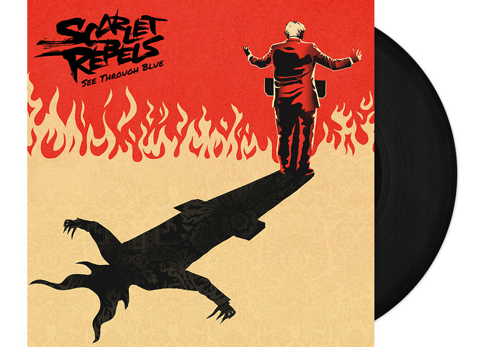SCARLET REBELS - See Through Blue 12" LP - BLACK SCARLET REBELS - See Through Blue 12" LP - BLACK