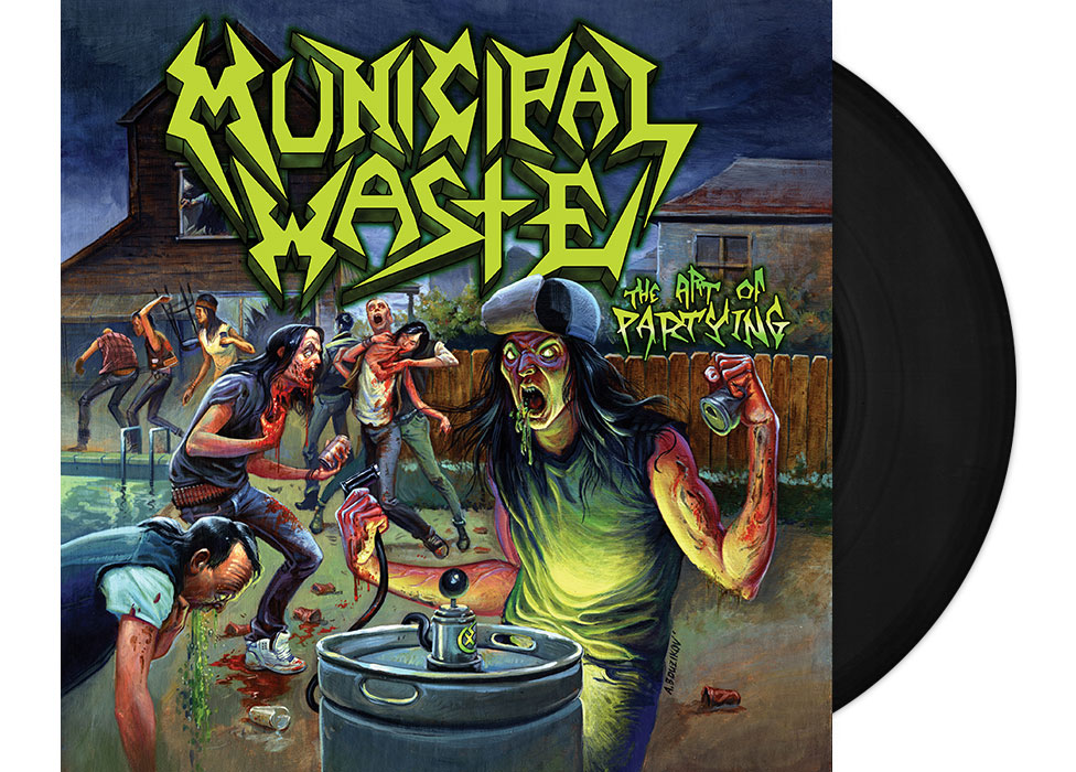 MUNICIPAL WASTE - The Art Of Partying 12" LP - BLA...