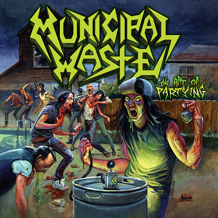 MUNICIPAL WASTE - The Art Of Partying CD MUNICIPAL WASTE - The Art Of Partying CD