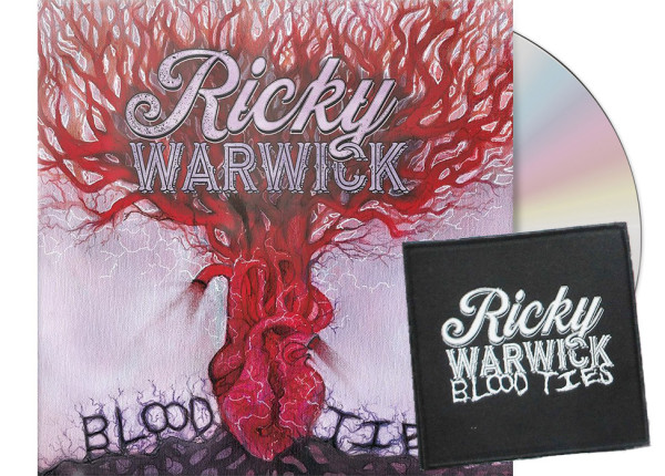 WARWICK, RICKY - Blood Ties CD + Patch