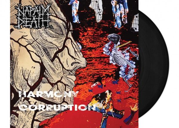 NAPALM DEATH - Harmony Corruption 12" LP - BLACK