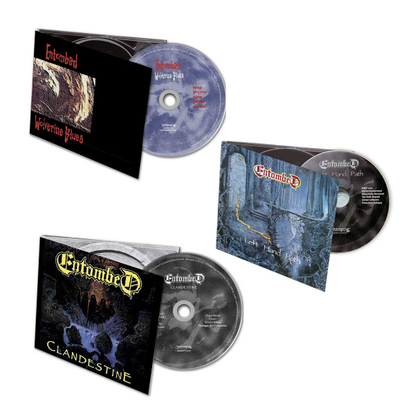 ENTOMBED - Clandestine / Left Hand Path / Wolverine Blues 3CD